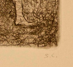 La même jour - gravure originale de Sandro Chia - 1979