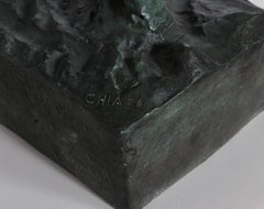 Angel with Heart, Bronze Sculpture by Sandro Chia