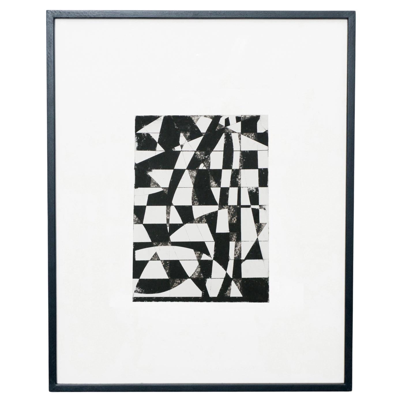 Contemporary Unframed Abstract Jason Williams AKA Revok Screenprint, 7/ ...