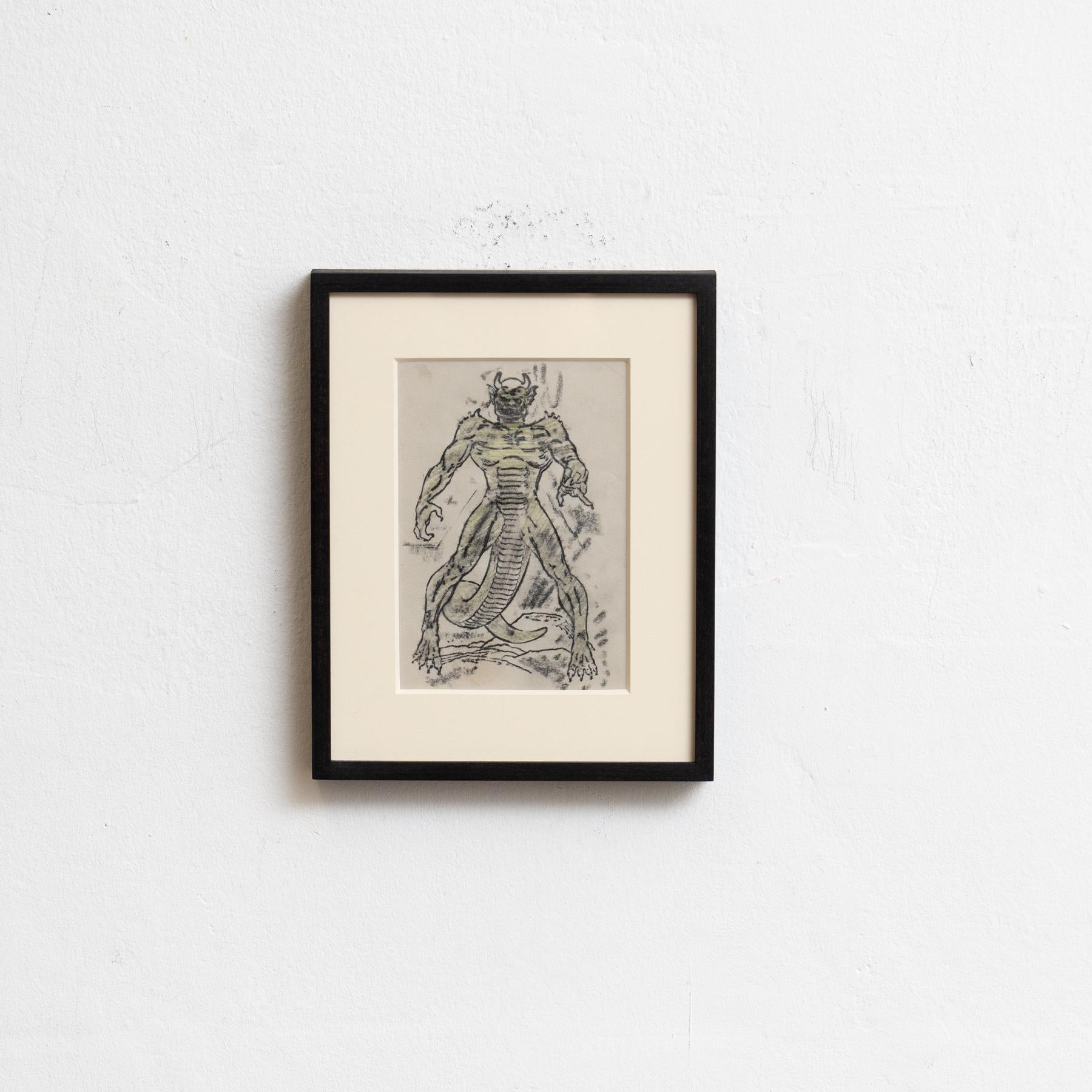 Sandro Contemporary Framed Artwork, 2020

Framed on lacquered black wood.

Mixed media on paper