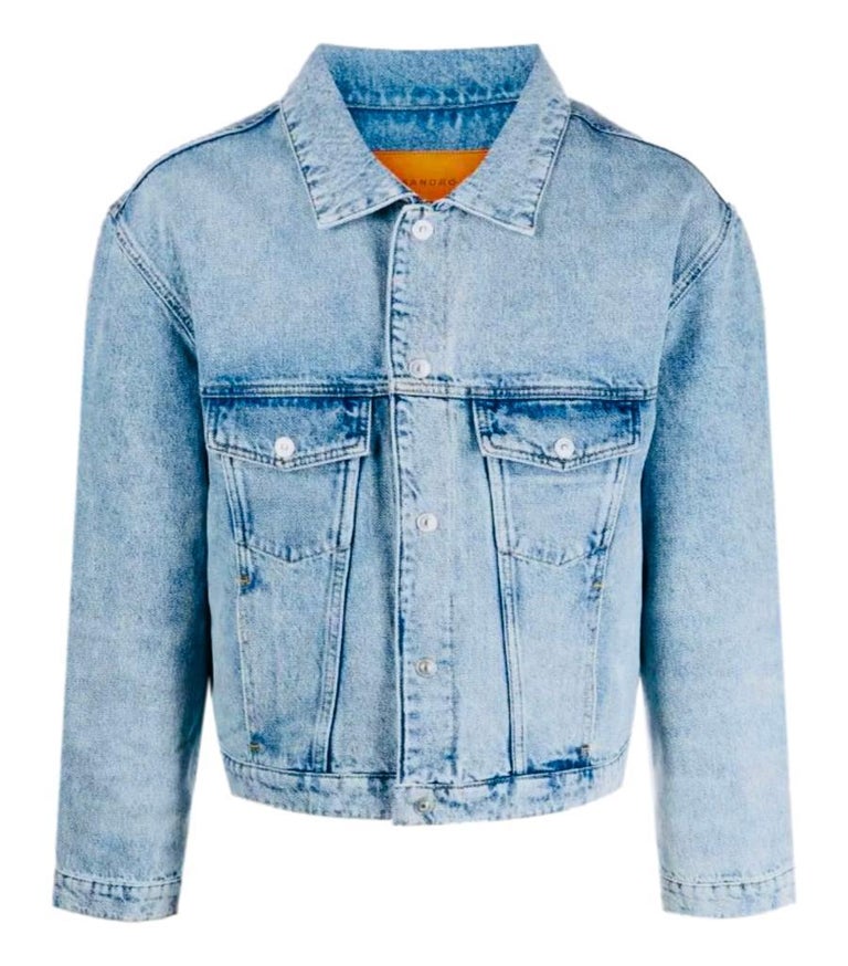 Louis Vuitton Multicolour Tulle Denim Style Jacket Size XL For Sale at  1stDibs