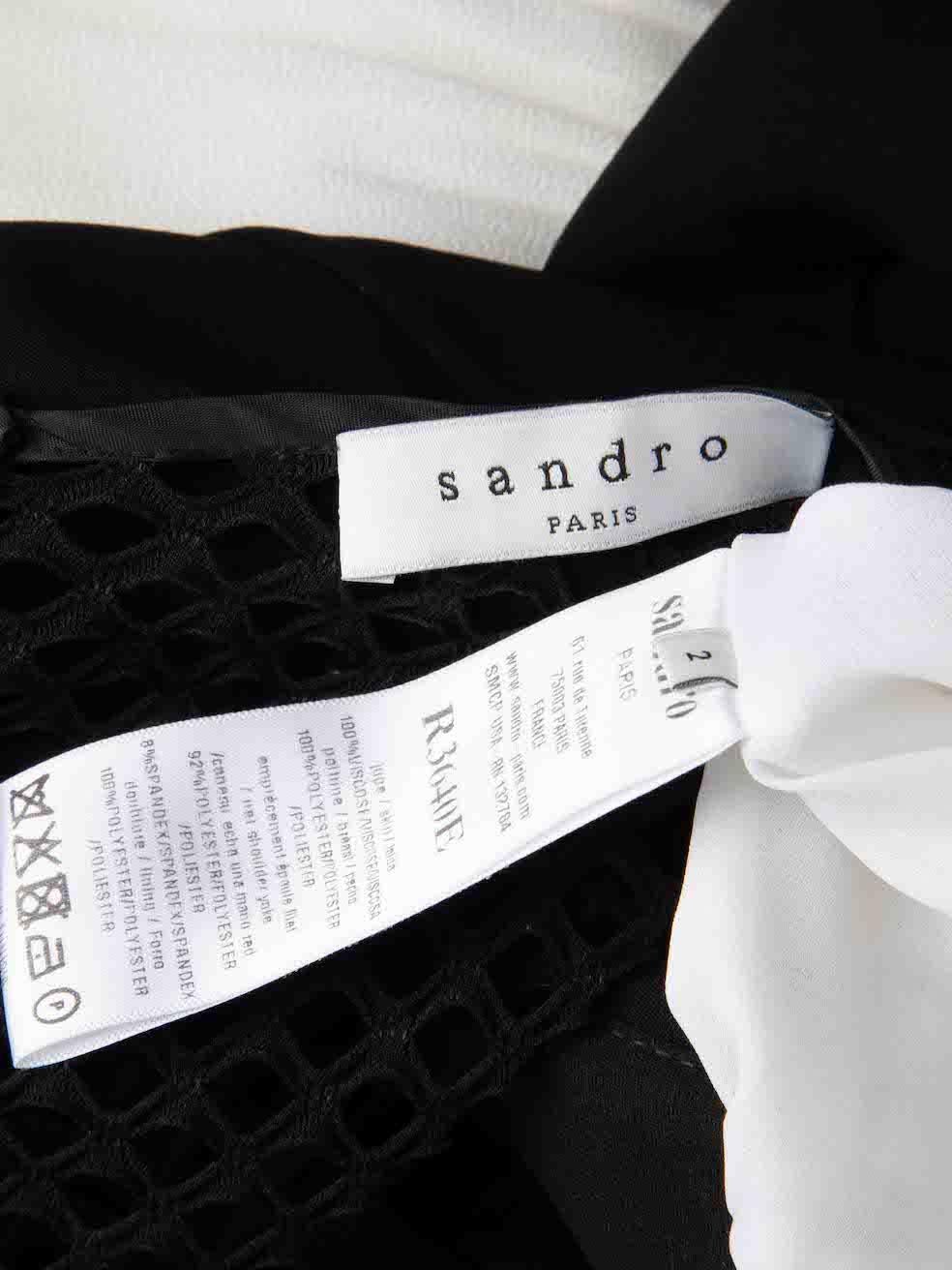 Women's Sandro Cut-Out Detail Mini Dress Size M For Sale