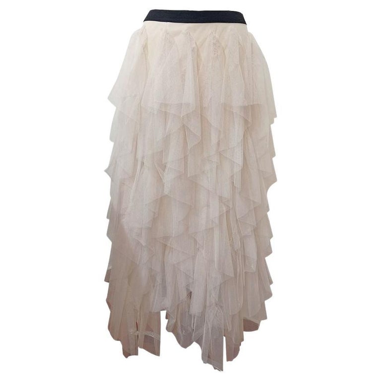 Sandro Ferrone Tulle skirt size Unica For Sale at 1stDibs