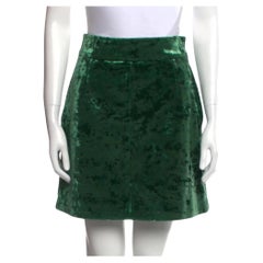 Sandro Green Mini Skirt (Size 3)