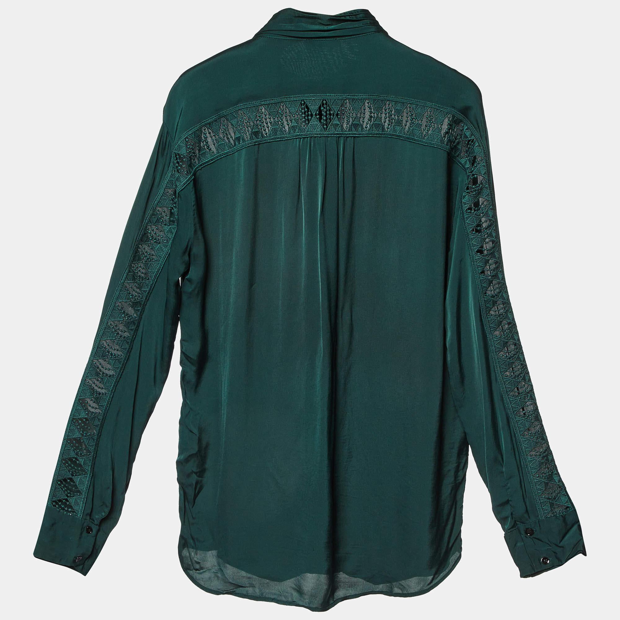 Find great style and comfort while wearing this designer top. Tailored using the best fabric the creation has been given immense detail. Style it with a skirt and heels.