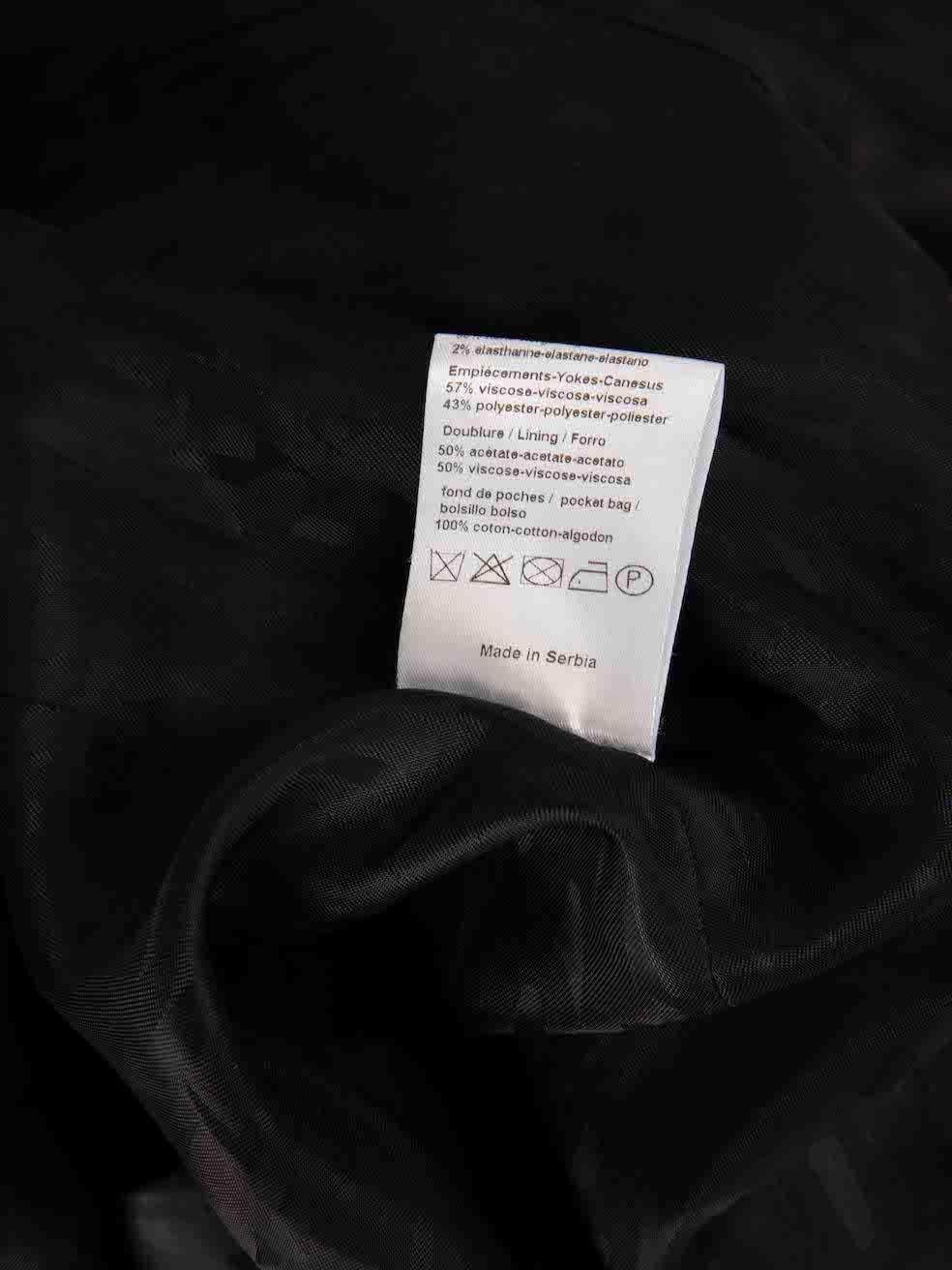 Women's Sandro Grey Wool Tailored Blazer Jacket Size S For Sale