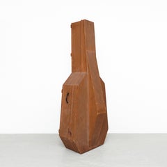 Sandro "INRI" Contemporary Minimalist Sculpture Double Bass Case, 2017