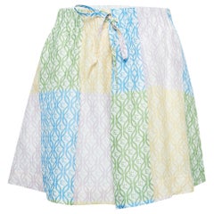Sandro Pantaloncini in misto lino stampati multicolore S