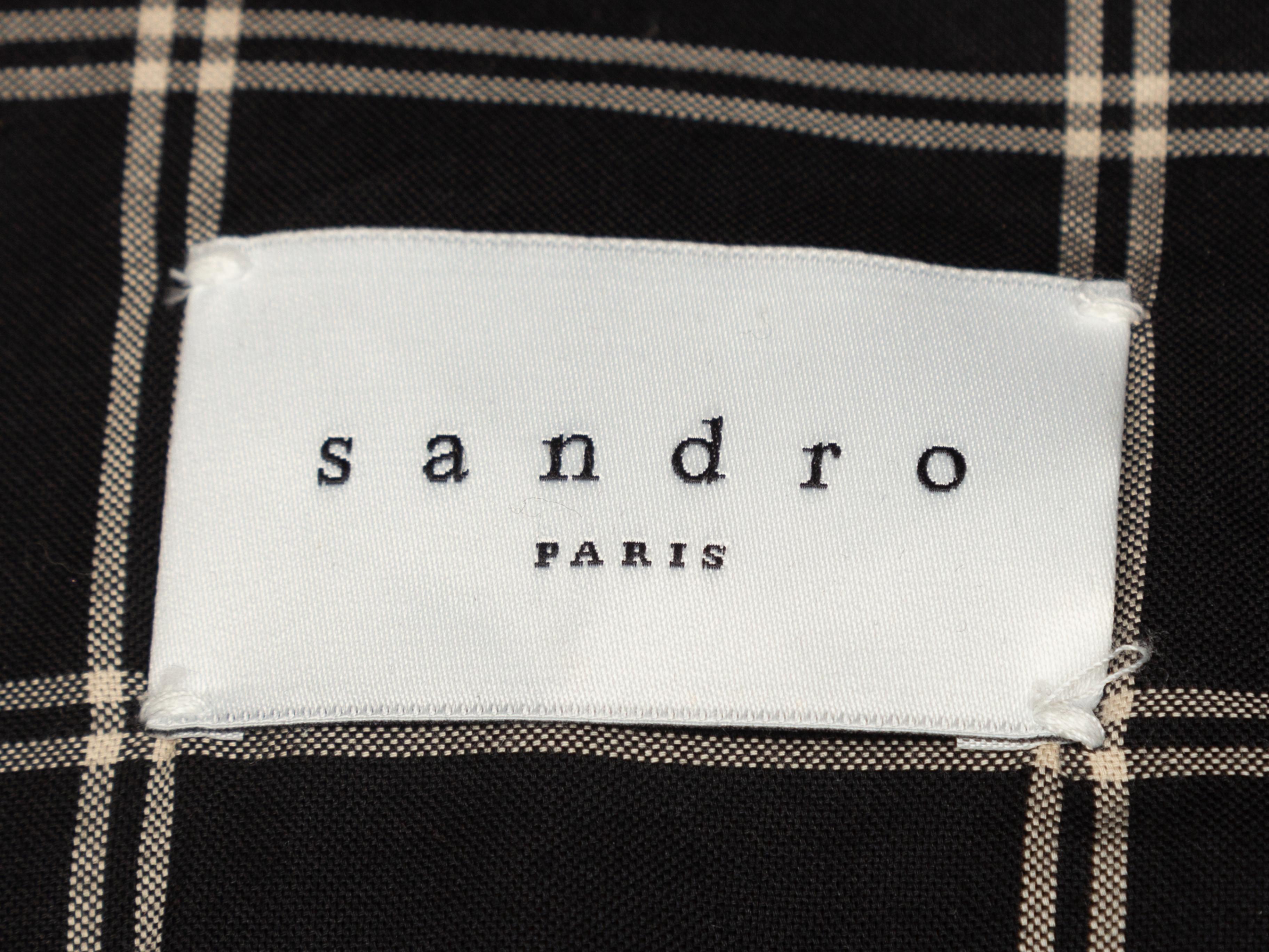 sandro long trench coat