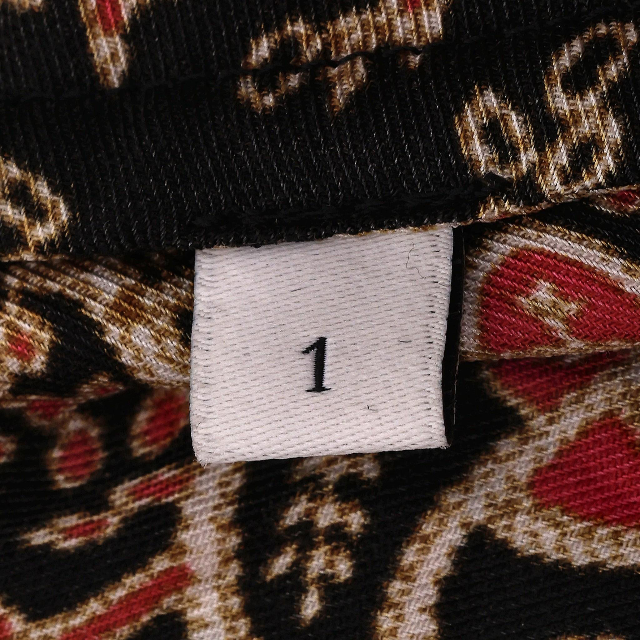 Sandro Paisley Print Twill Shirt For Sale 1