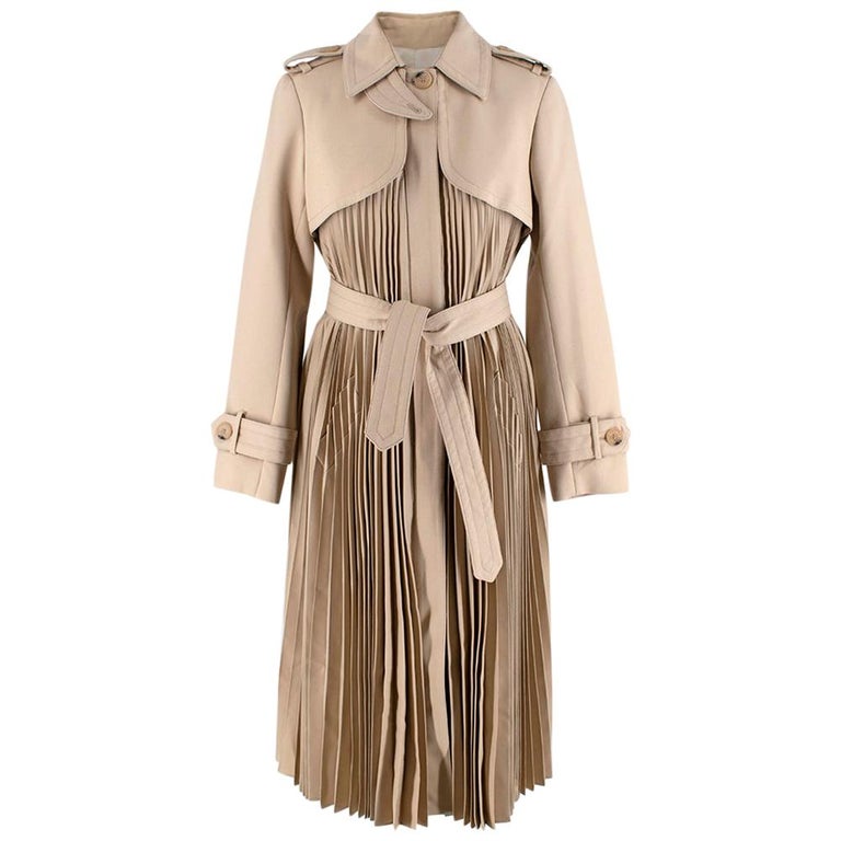 Trench Vinted Femme Taille 48 Sandro Paris Trench-coat Vino Plissé, Taille  36 En Vente Sur