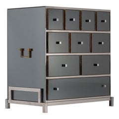 Sandro Petti commode Angolometalarte France 1977