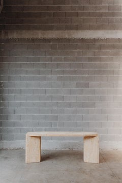 Sandro Petti Console in Persian Travertine, 1970s