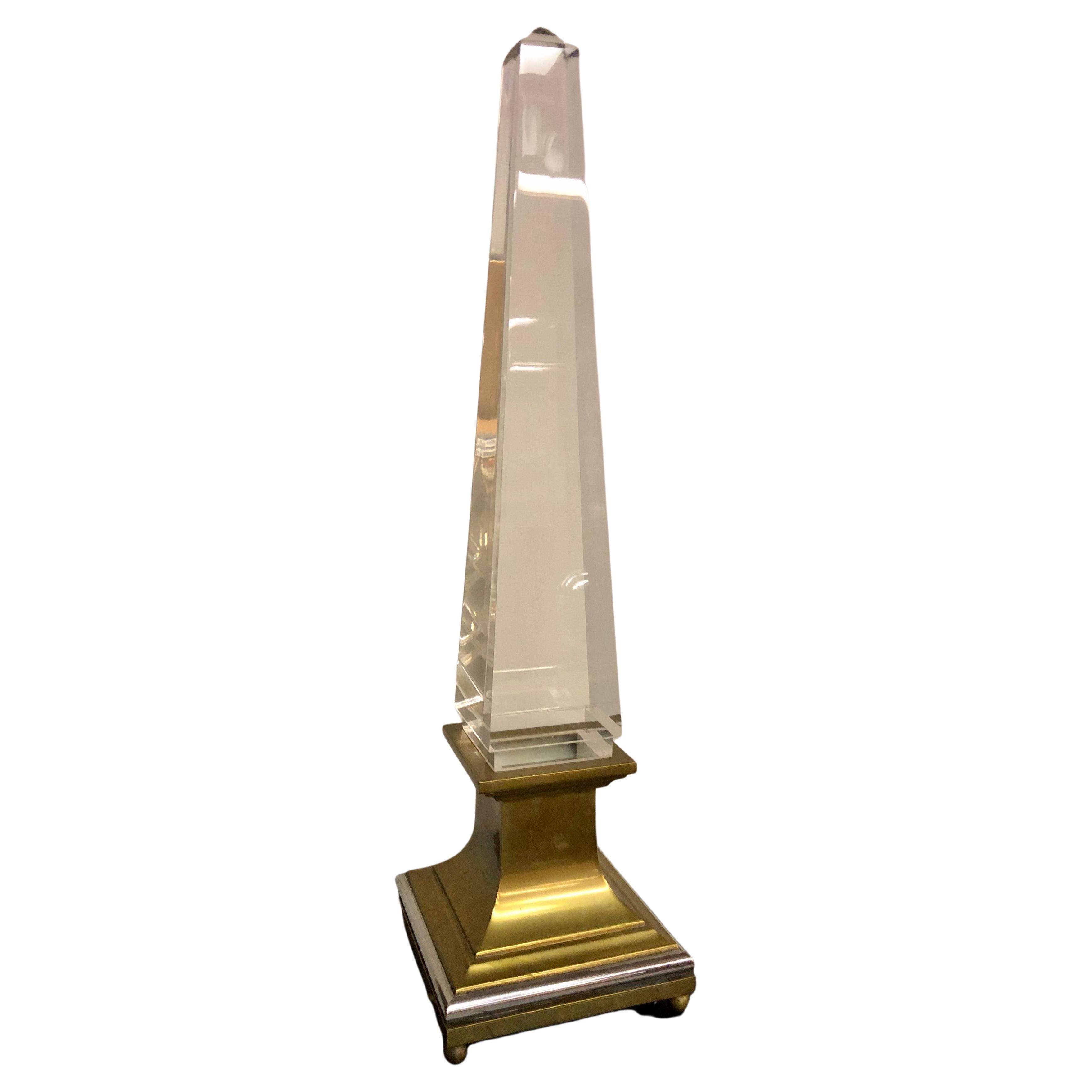 Sandro Petti obelisk lamp For Sale