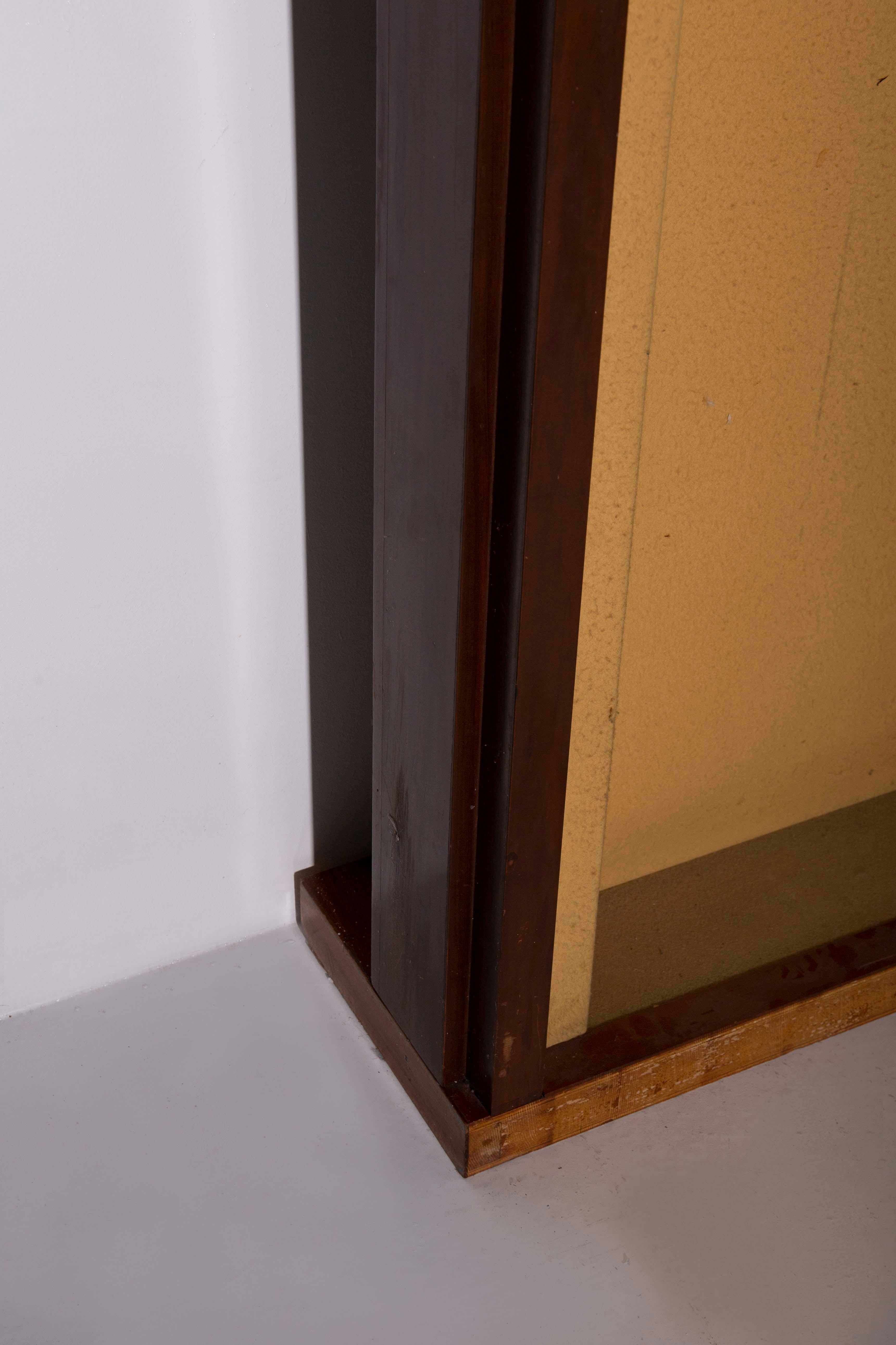 Sandro Petti Rare Entrance Furniture in brass and copper For Sale 4