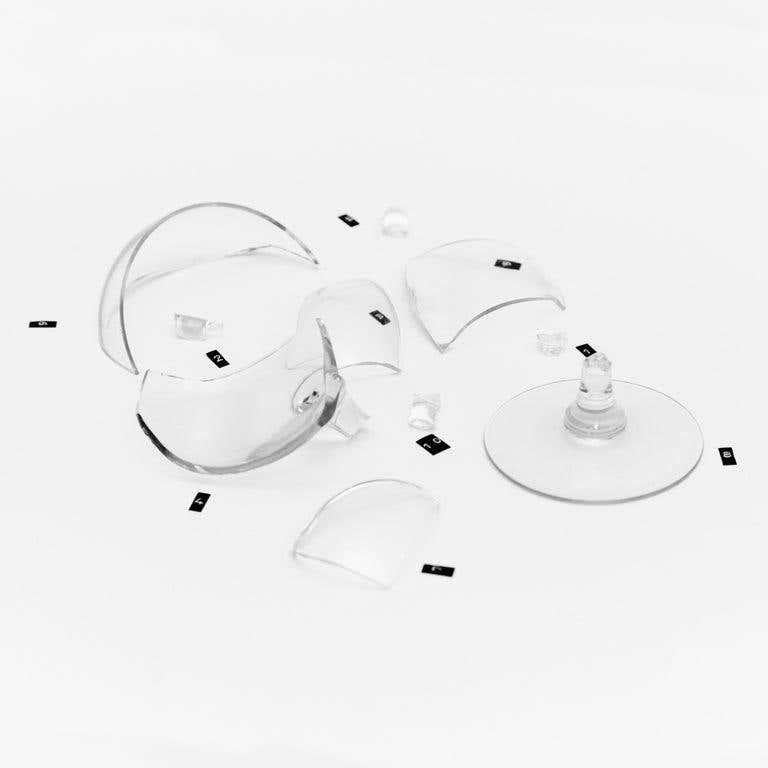 Sandro ''Pieces'' Kunstwerke, 2017 (Glas) im Angebot