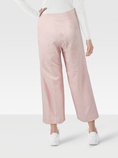 Sandro Pink Wide Leg High Rise Trousers Size XS
