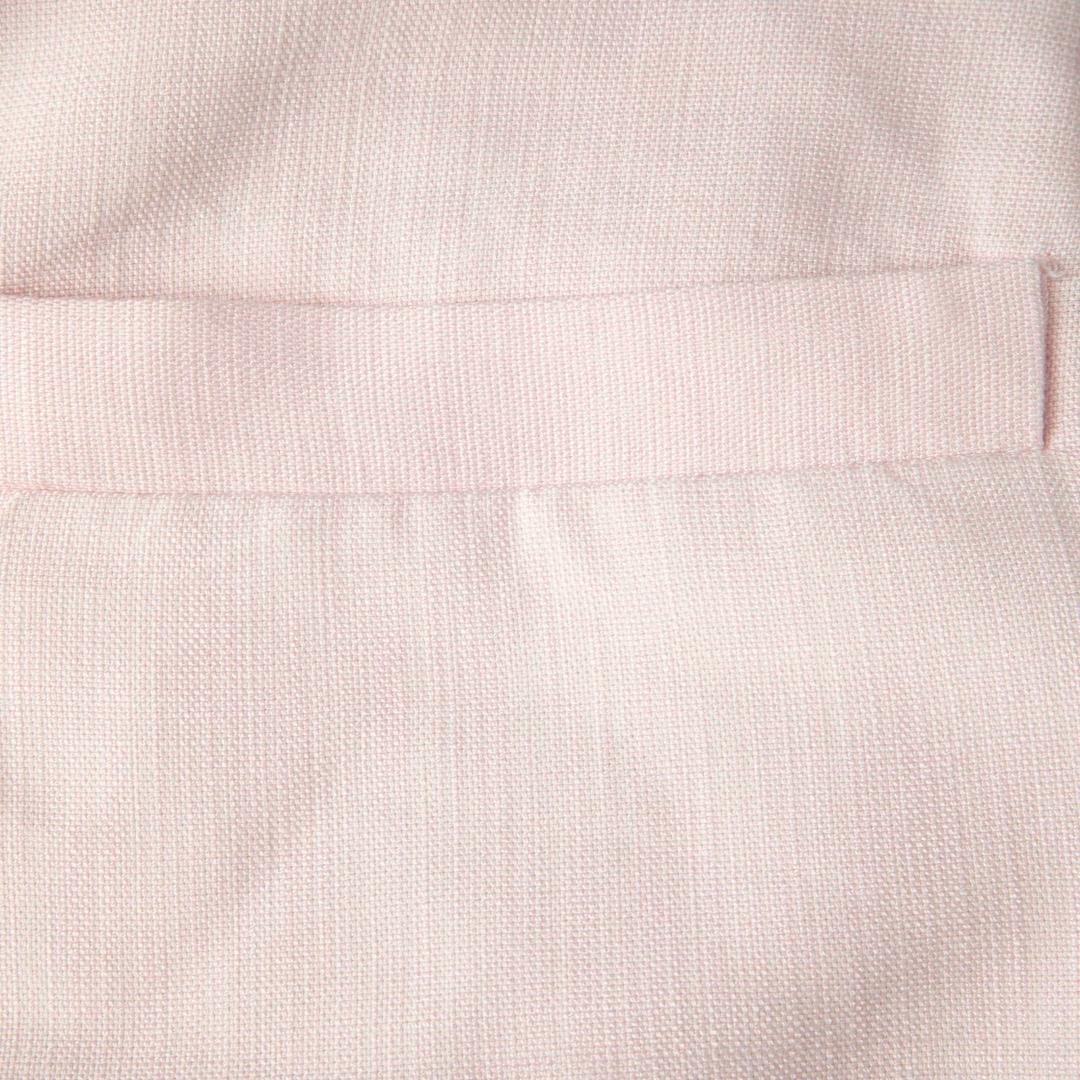 Beige Sandro Pink Wide Leg High Rise Trousers Size XS For Sale