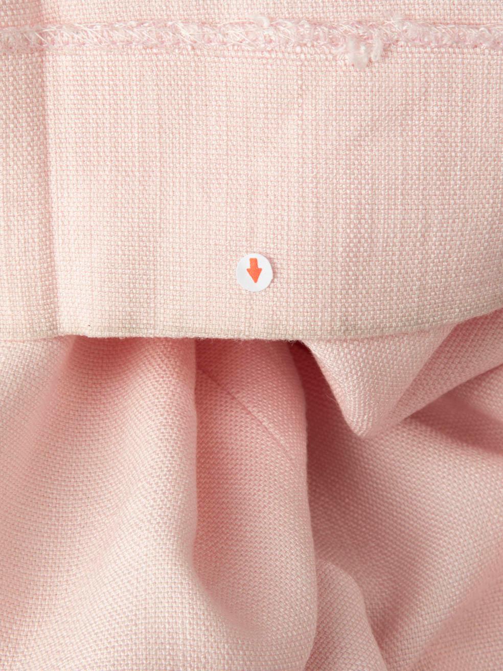 Sandro Pink Wide Leg High Rise Trousers Size XS For Sale 3