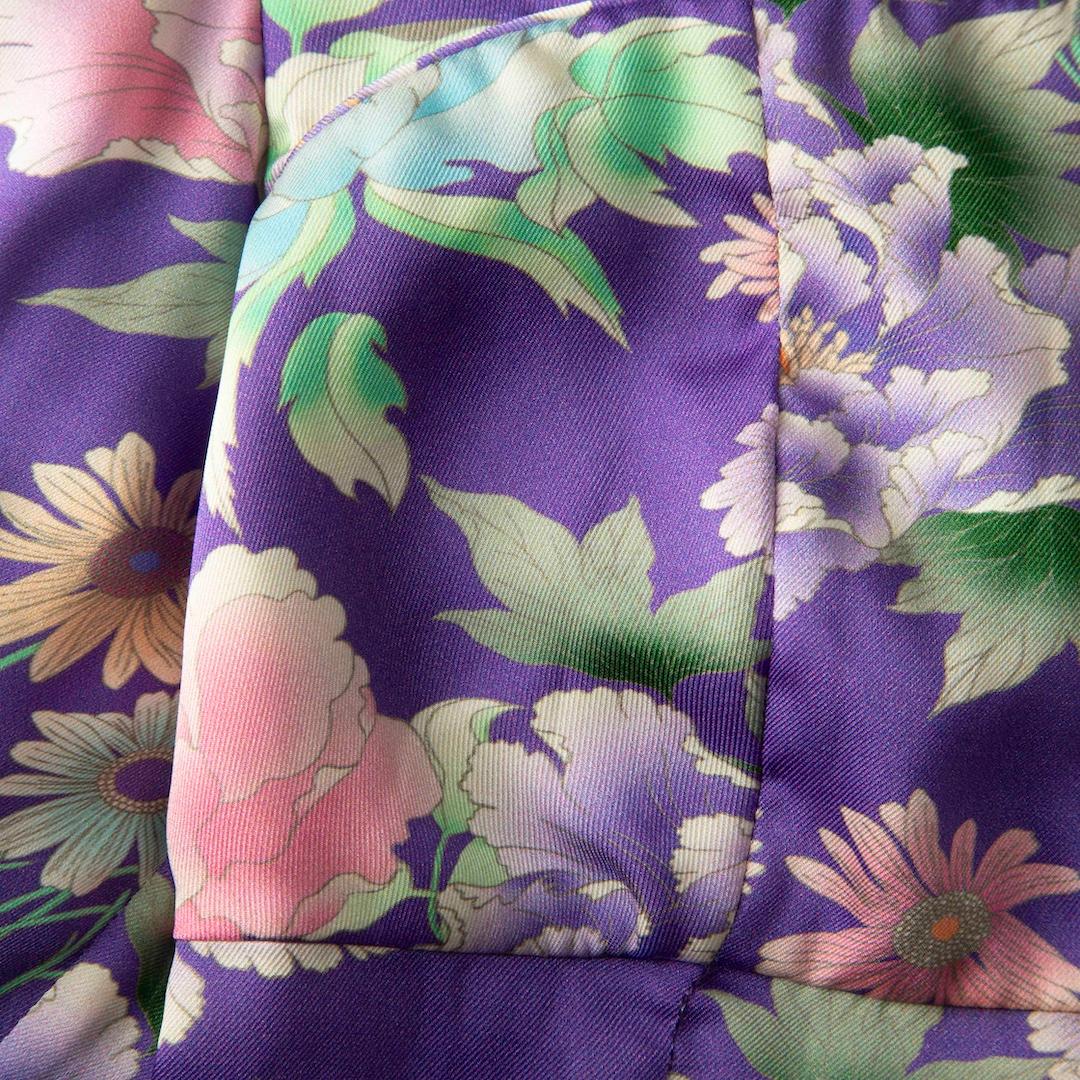 Grigio Sandro Top con stampa floreale viola taglia XS in vendita
