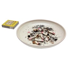 Sandro Red Libs Militar Tabaco Ashtray Contemporary Artwork, 2017