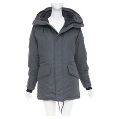 Veste utilitaire matelassée à capuche et poches techniques SANDRO Rescue, gris anthracite, taille XS