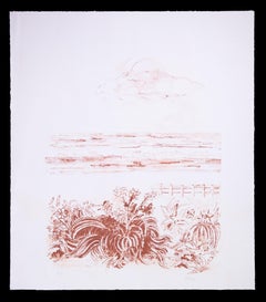 The Sea – Originallithographie von Sandro Sanna, 1969