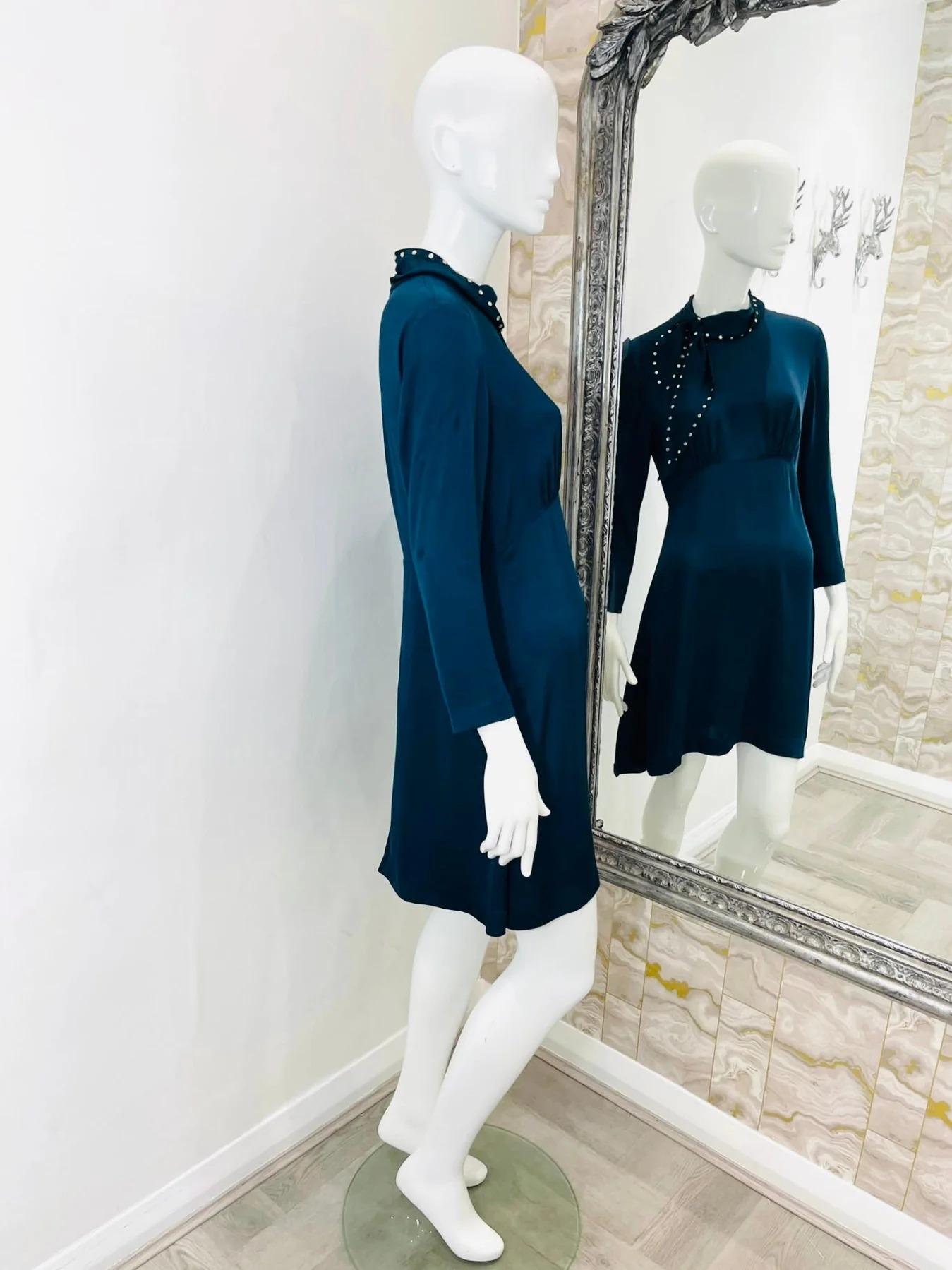 kleid mit landschaftsdruck