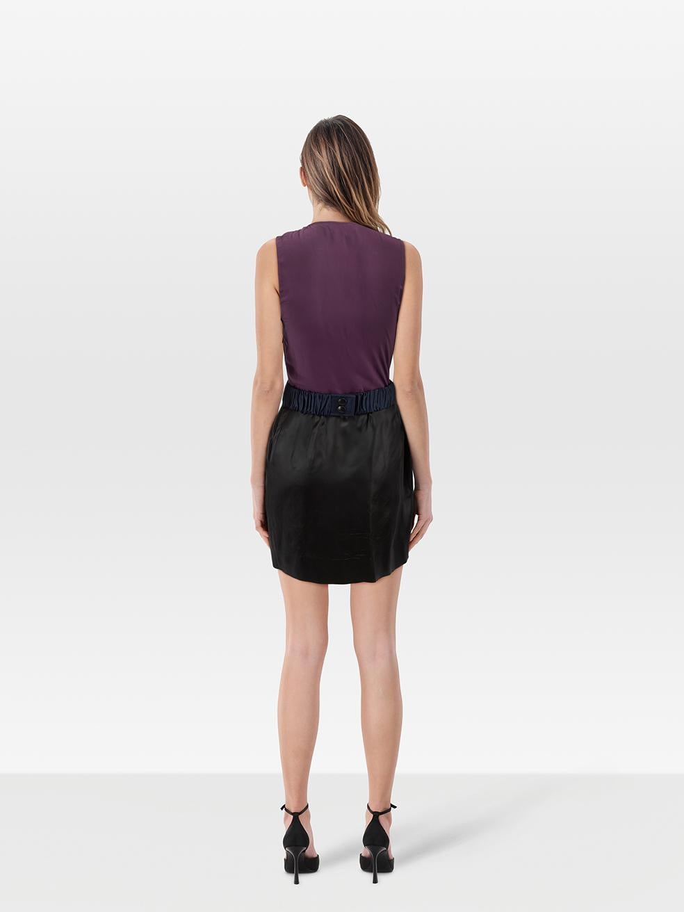 CONDITION is Very good. Minimal wear to the dress is evident. Plucks to the weave on the lower front and back. Discolouration under both armpits and the back neck designer label on this used Sandro designer resale item. Discolouration may need