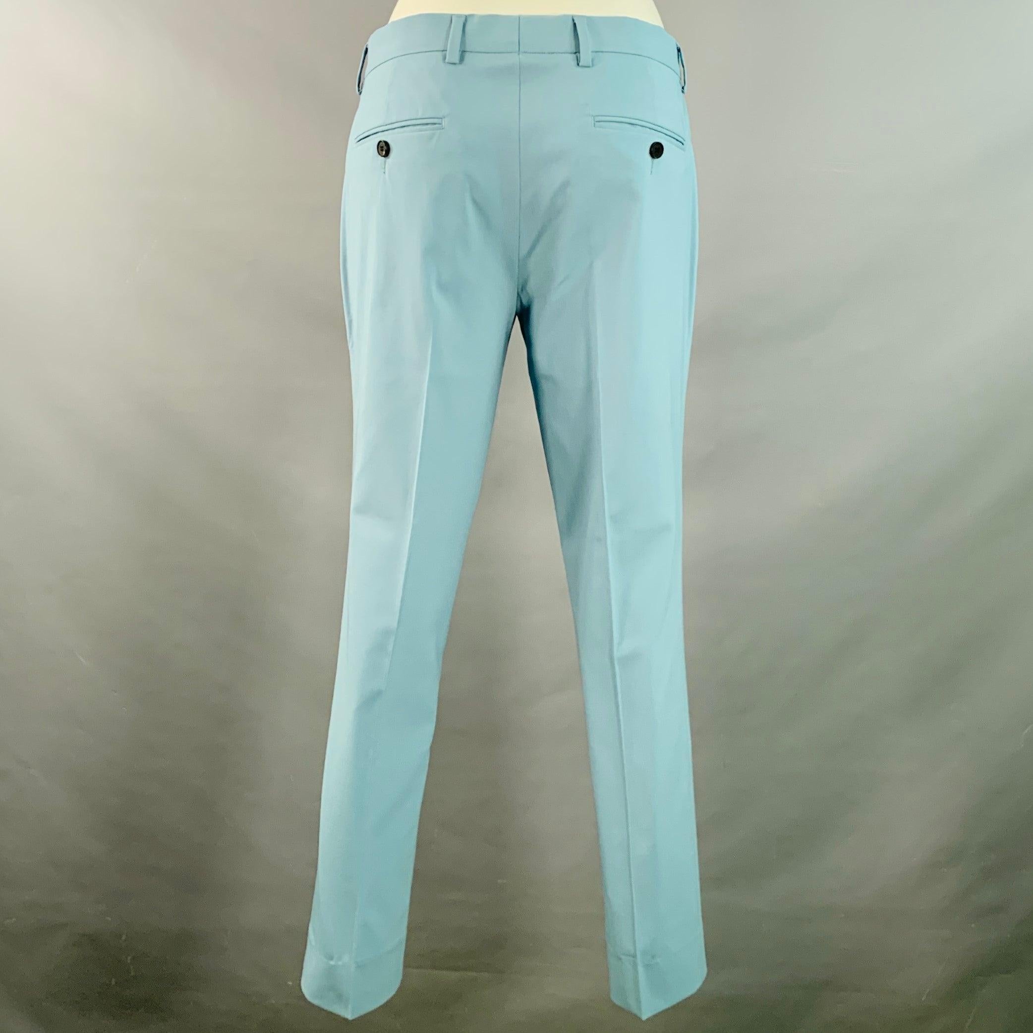 Sandro Taille 36 Costume à revers échancré en laine vierge bleue Pour hommes en vente