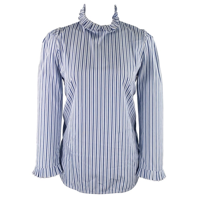 Chemise Rayée Sandro Chemisier Femme SANDRO Haut Décontracté à Col