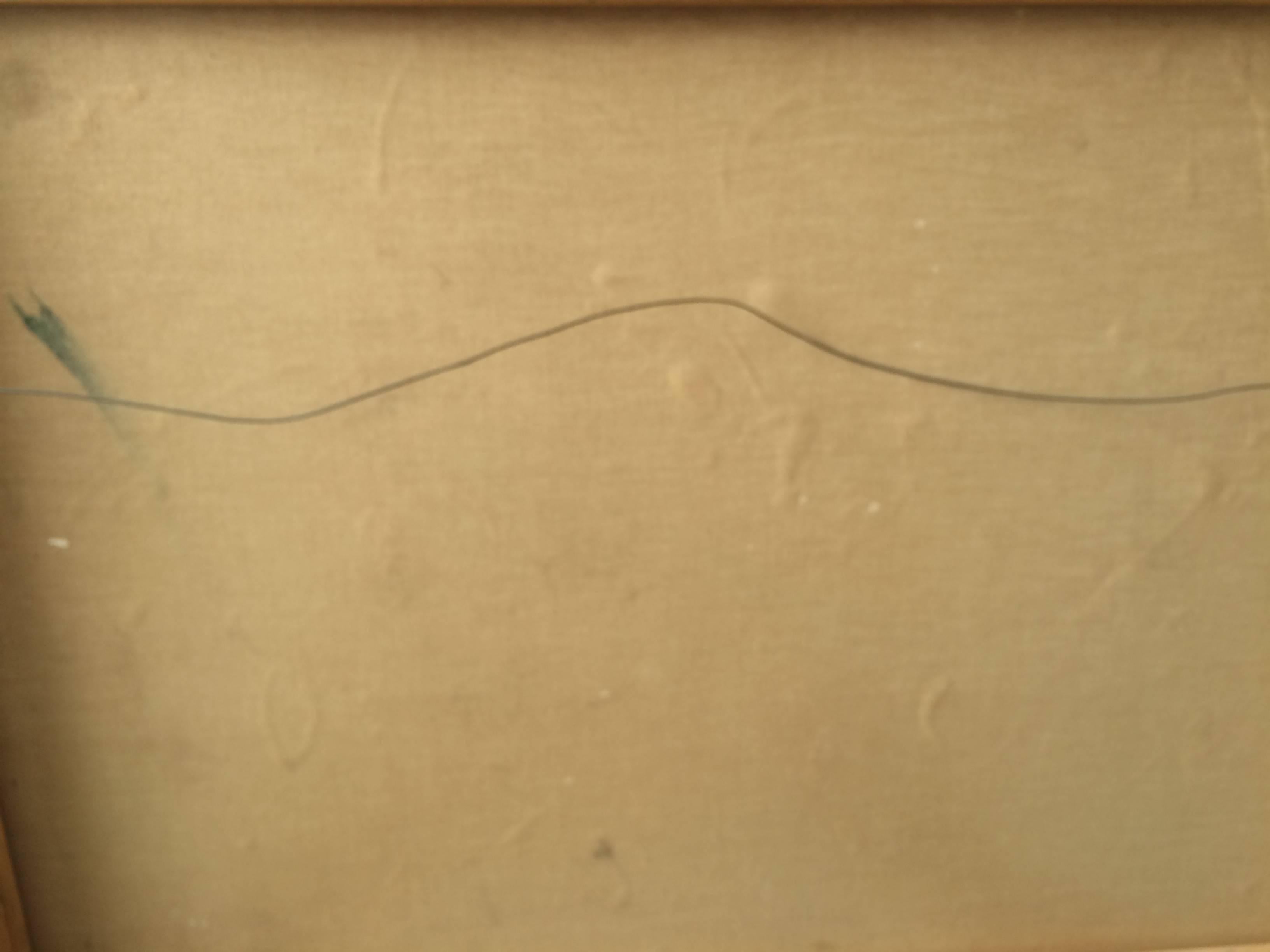  Untitled Vibrant Expressionist Abstract Composition With Orange and Blue Colors 
Canvas size 24