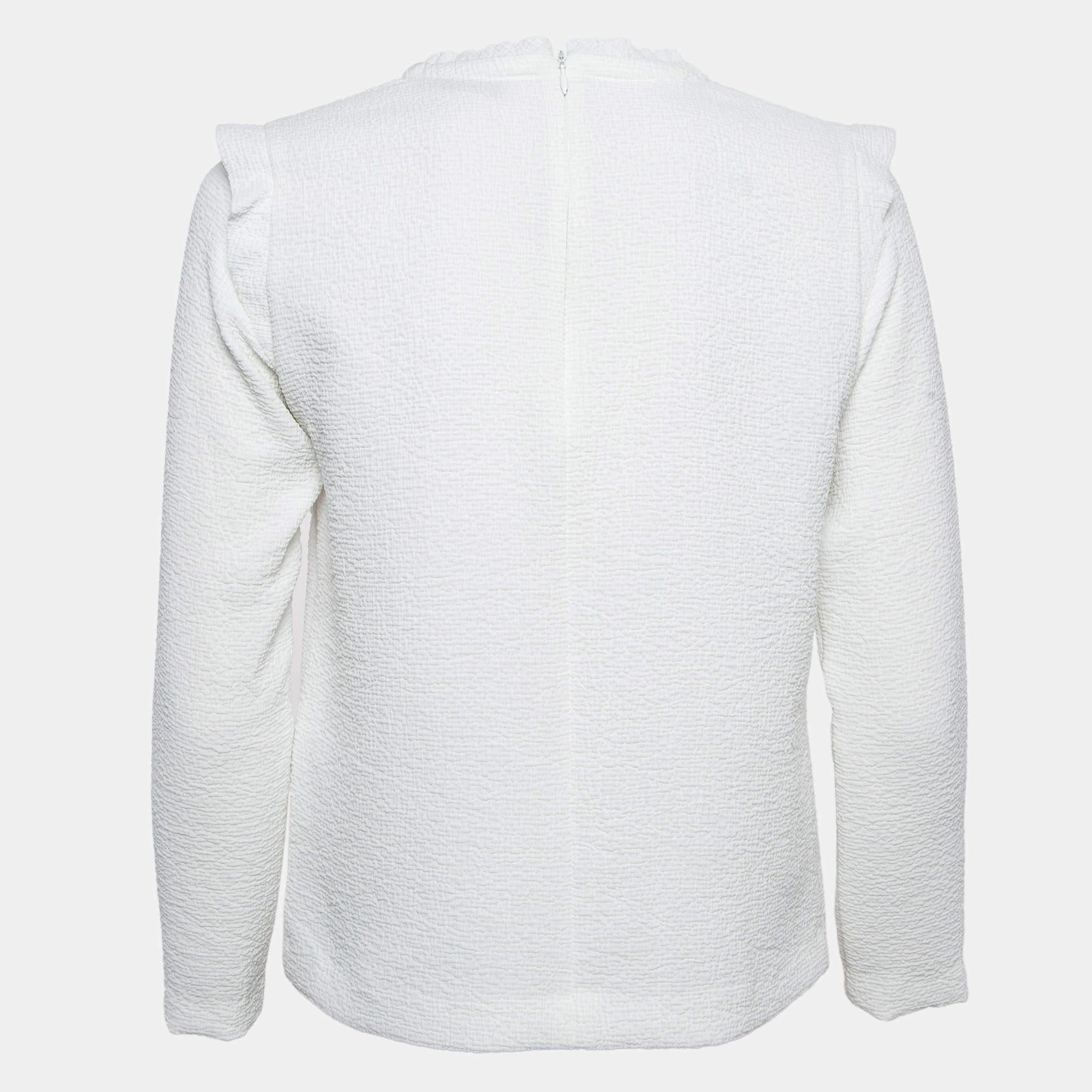 Find great style and comfort while wearing this designer top. Tailored using the best fabric  the creation has been given immense detail. Style it with a skirt and heels.