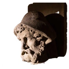 Sandstone Bust, Franconia, mid-18th Century