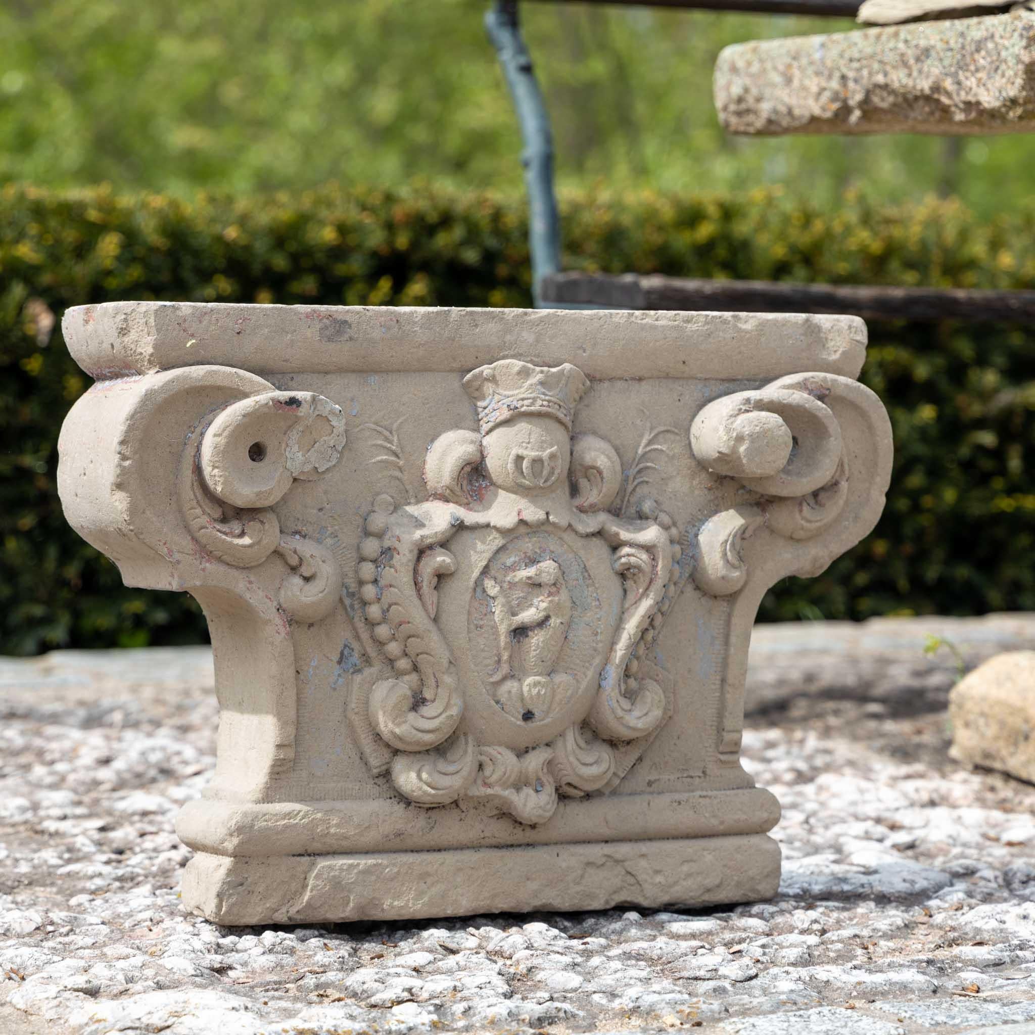 Sandstone Capital, Probably, 18th Century For Sale 2