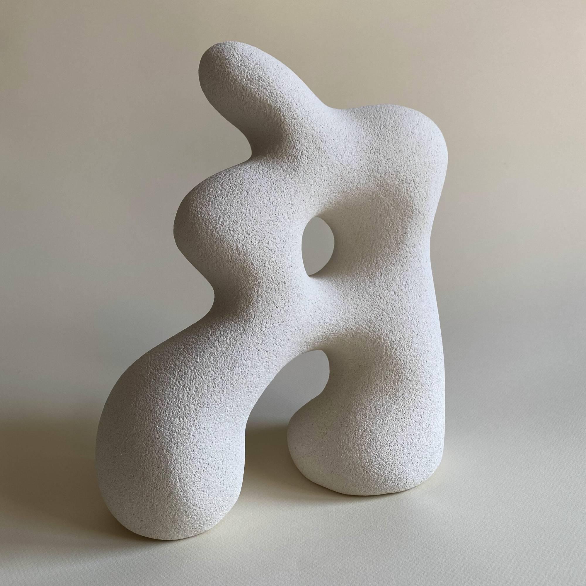 Sandstone chantal hand sculpted by Hermine Bourdin 
Unique
Dimensions: H 28 x W 21 cm
Materials: Sandstone

In my work I’m trying to represent women who are free, who are generous, voluptuous, sensual, strong, thriving and protective.

To me,