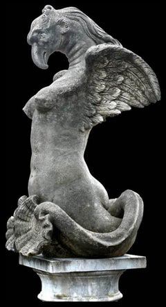SANDSTONE CHIMERA, Italy, 20th Century H: 130cm