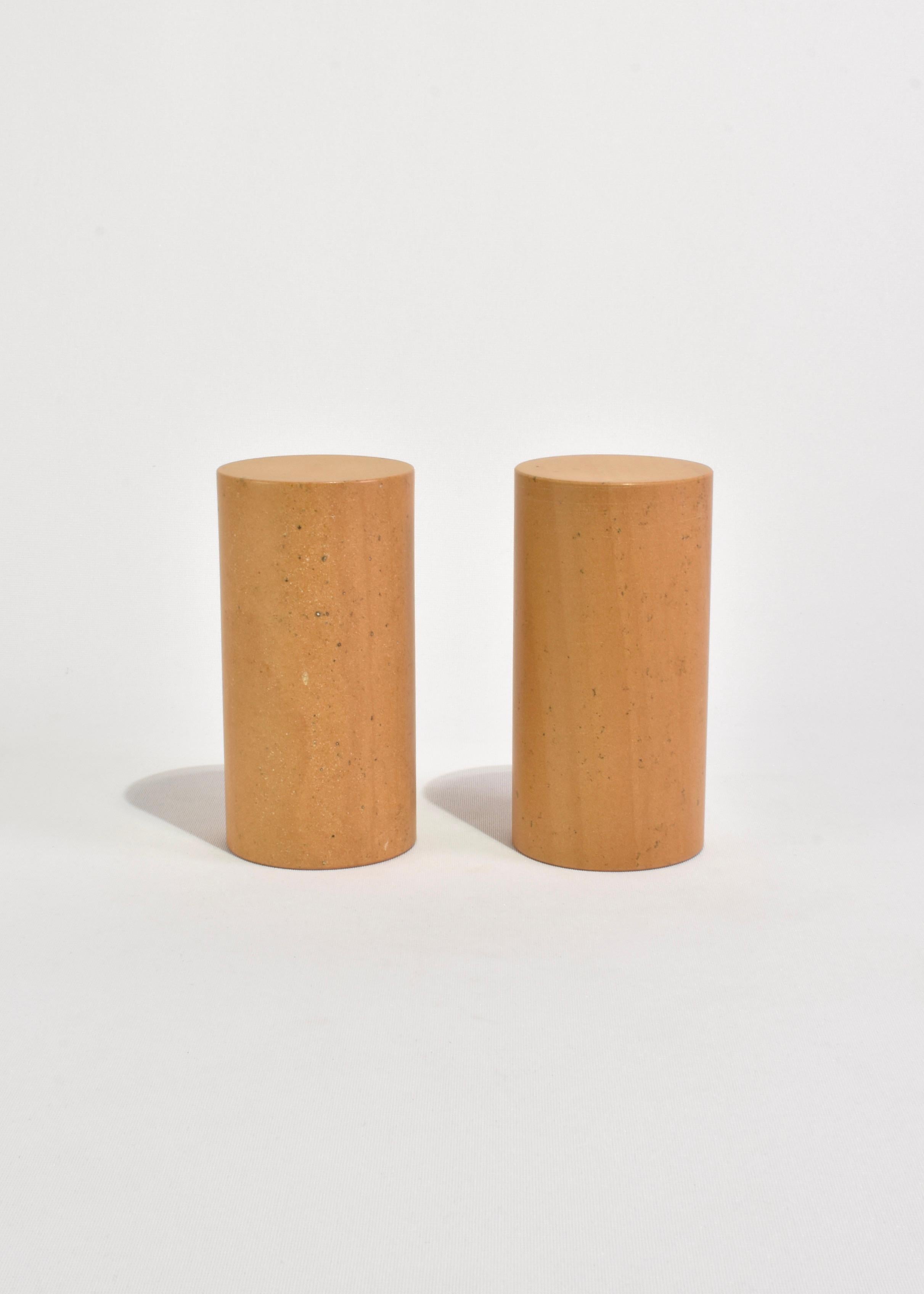 Sandstone Cylinder Bookend For Sale 1