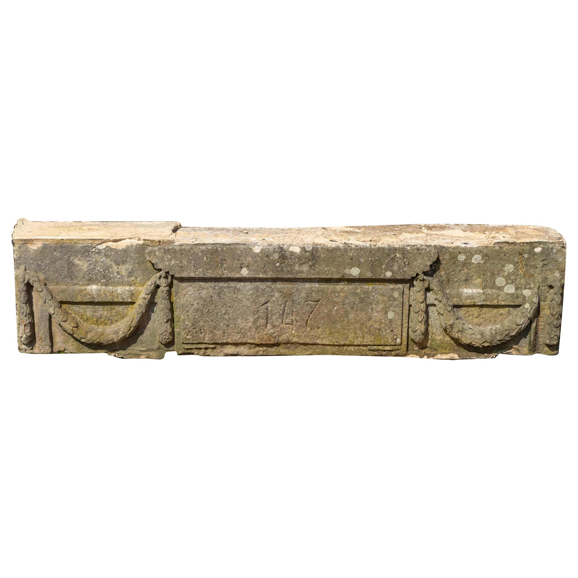 Lintel de porte en grès, Allemagne du Sud, 18e siècle en vente