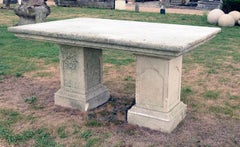 Sandstone Garden Table, 19th Century