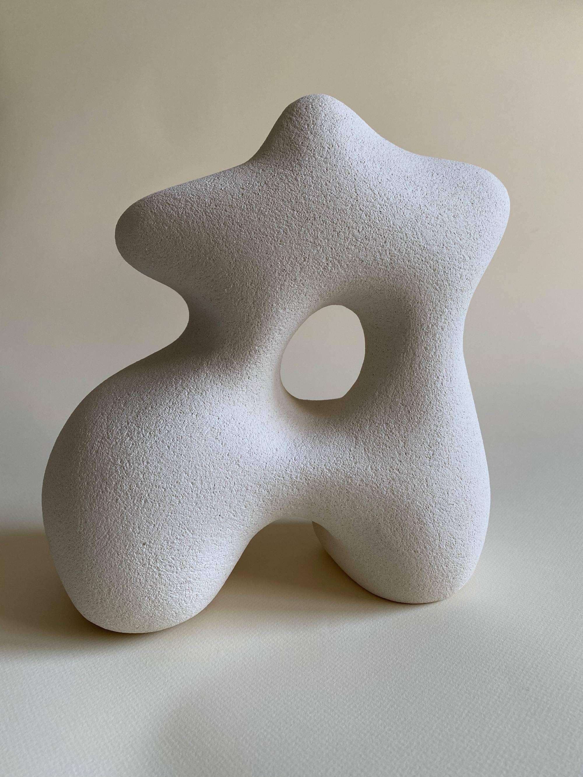 Sandstone Garence hand sculpted by Hermine Bourdin 
Unique
Dimensions: H 25 x W 24 cm
Materials: Sandstone

In my work I’m trying to represent women who are free, who are generous, voluptuous, sensual, strong, thriving and protective.

To me,