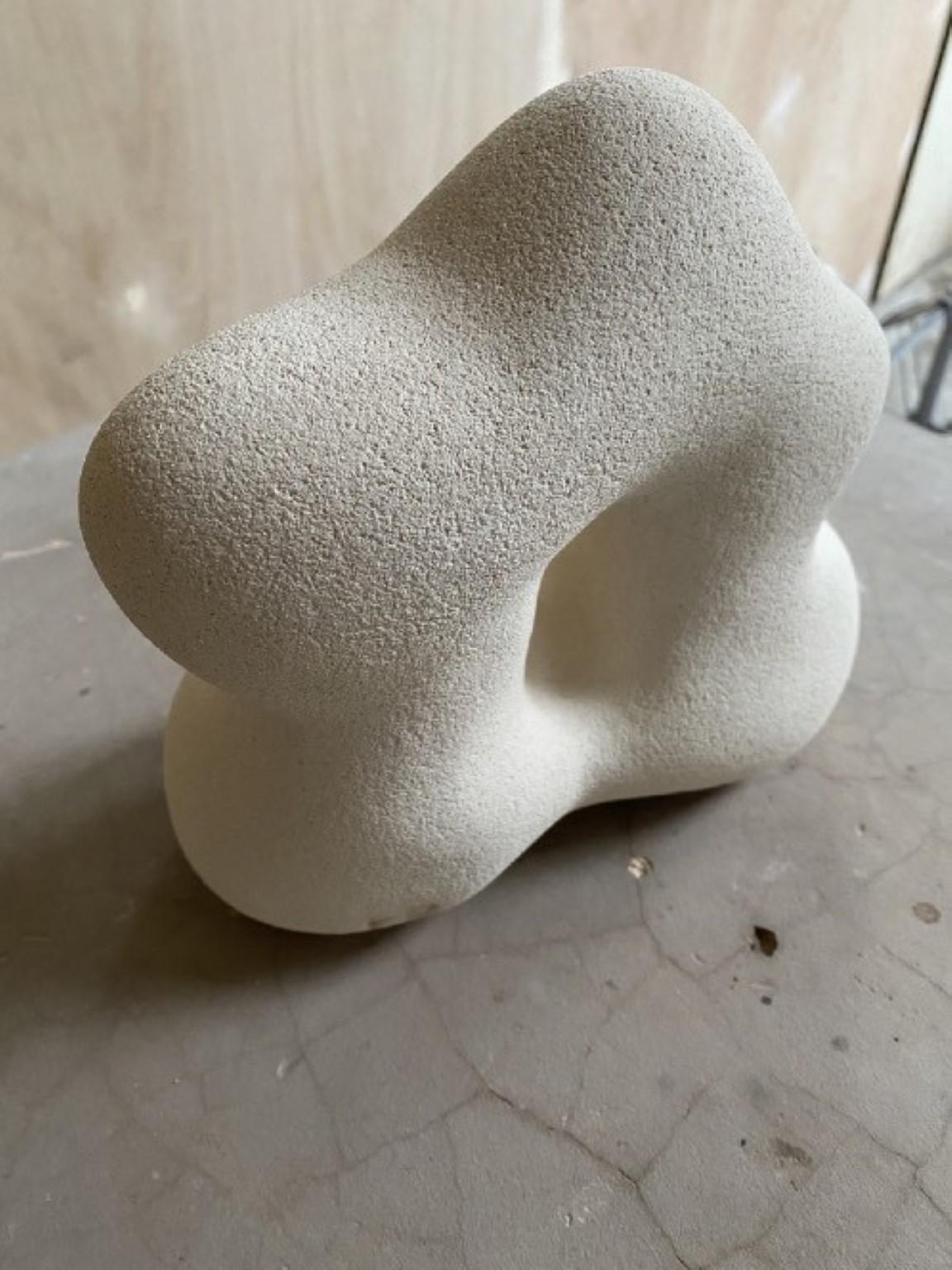 Modern Sandstone Lou Hand Sculpted by Hermine Bourdin