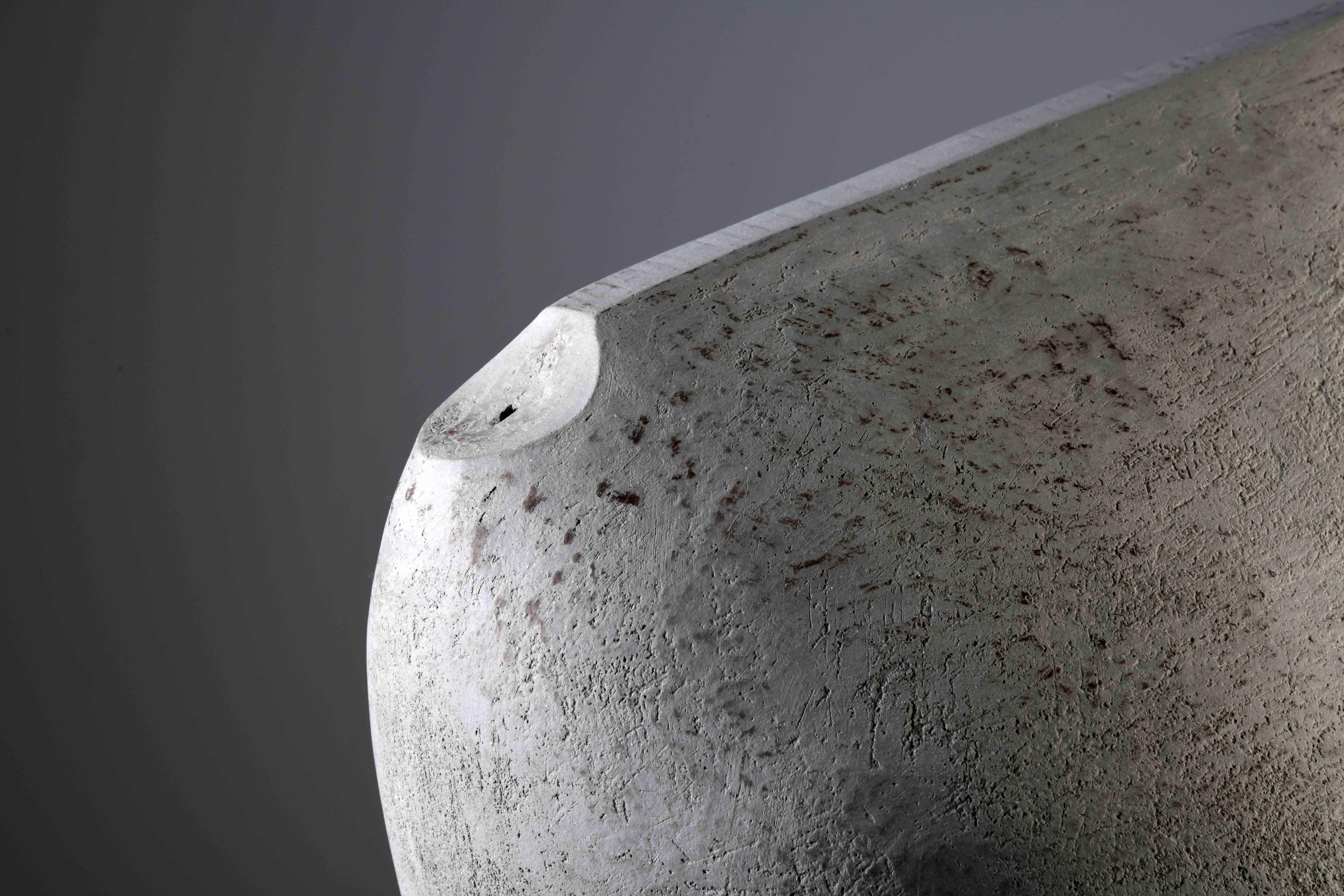 French Sandstone sculpture by a contemporary french artist For Sale