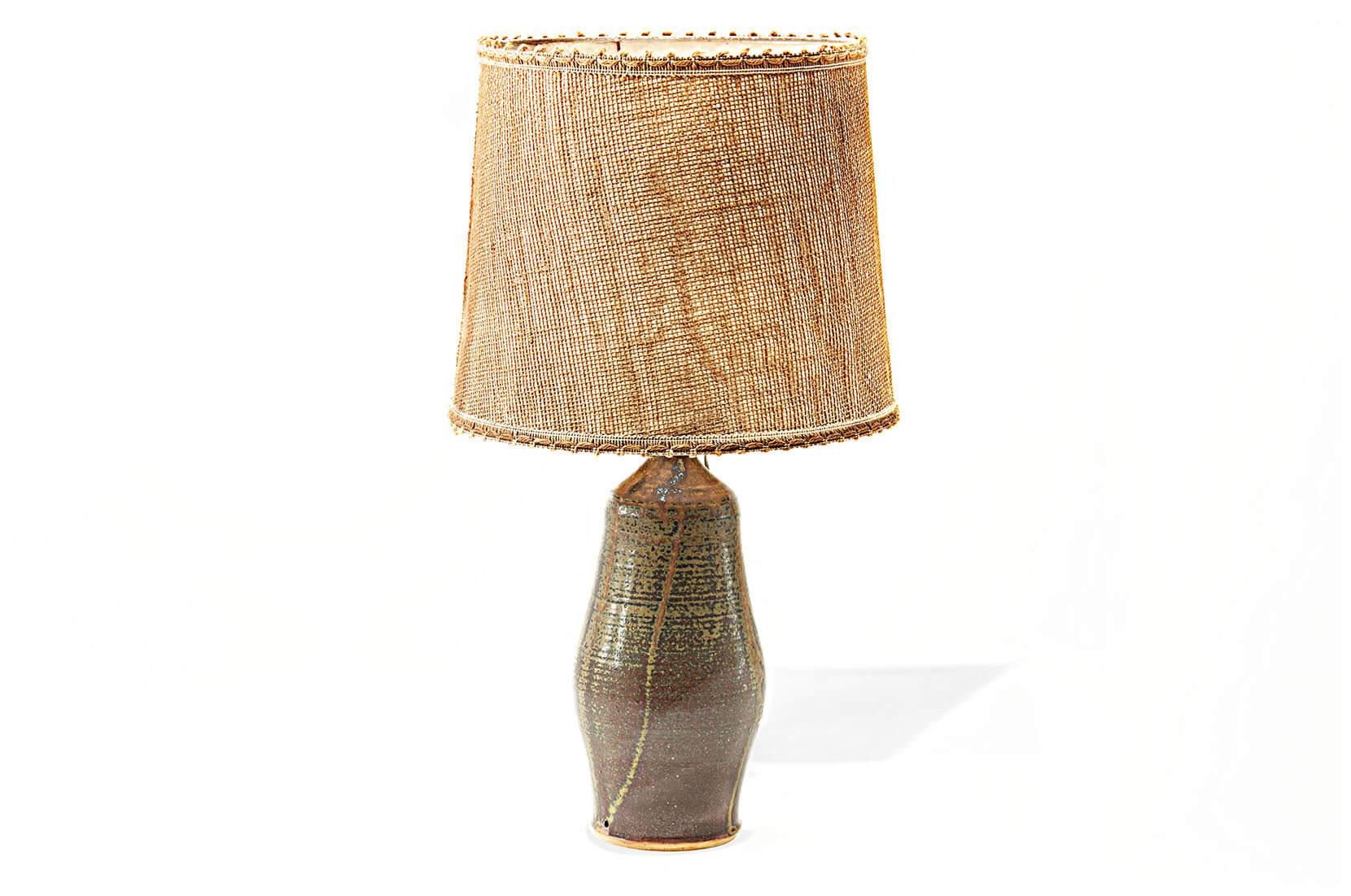 Sandstone Table lamp by Mireille Dailer and Noël Delair for Blanot, 1960, France In Good Condition In Auribeau sur Siagne, FR