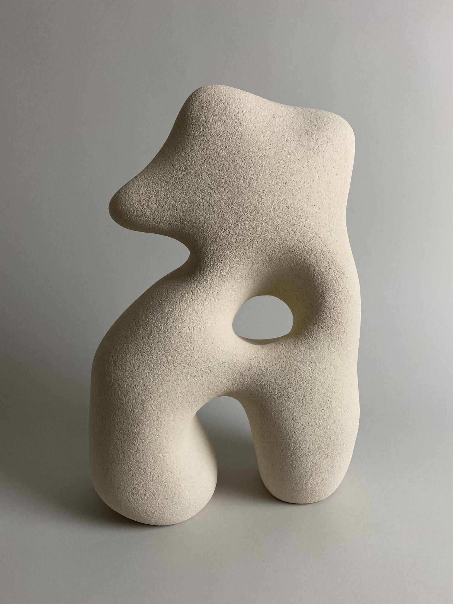 Sandstone Victoire hand sculpted by Hermine Bourdin 
Unique
Dimensions: H 35 x W 23 cm
Materials: Sandstone

In my work I’m trying to represent women who are free, who are generous, voluptuous, sensual, strong, thriving and protective.

To