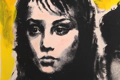 Brother and Sister, Lithograph by Sandu Liberman
