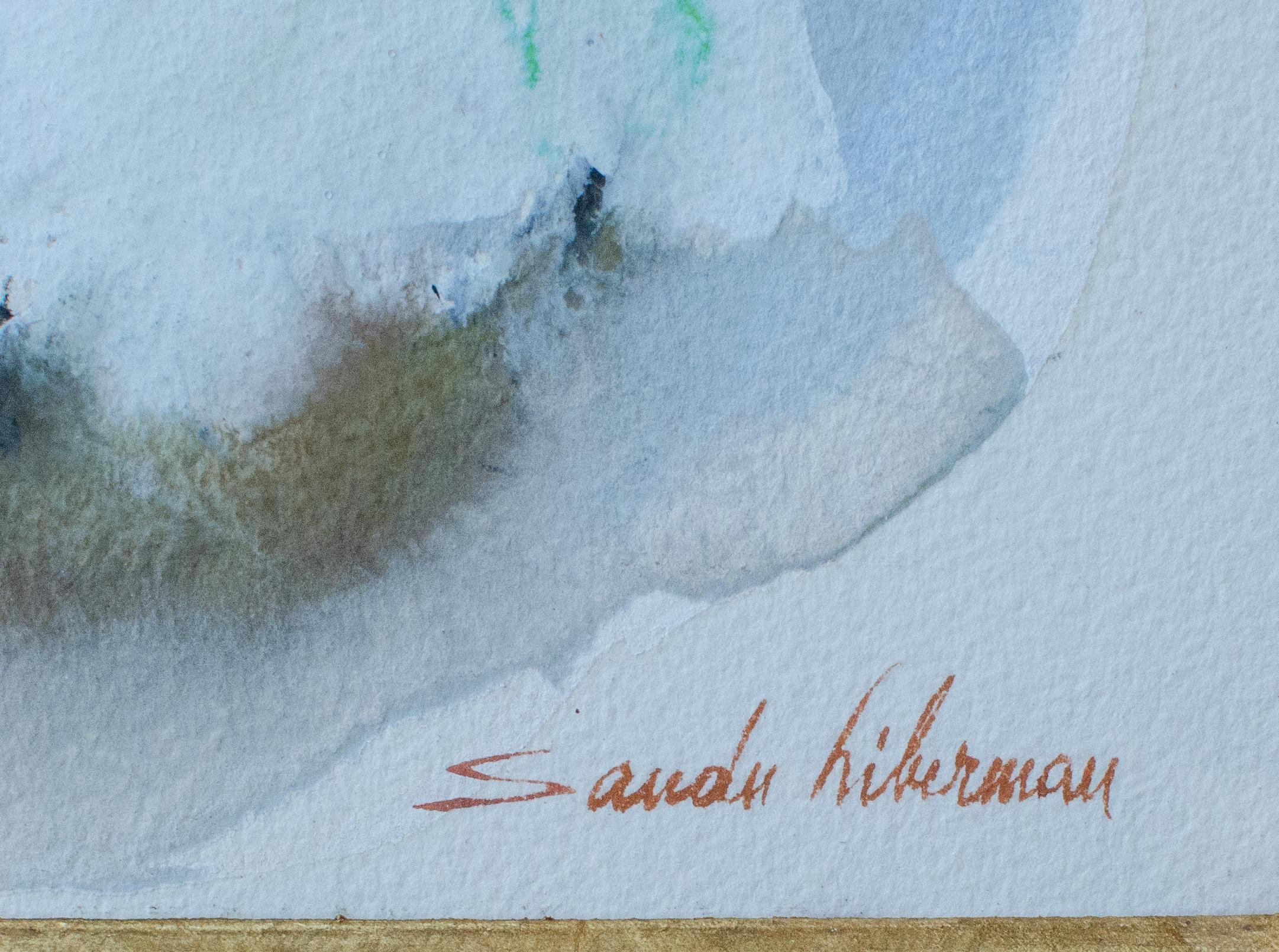 Sandu Liberman Aquarell eines Kunsthandwerkers im Angebot 3