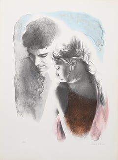 Newlyweds II, Lithograph by Sandu Liberman