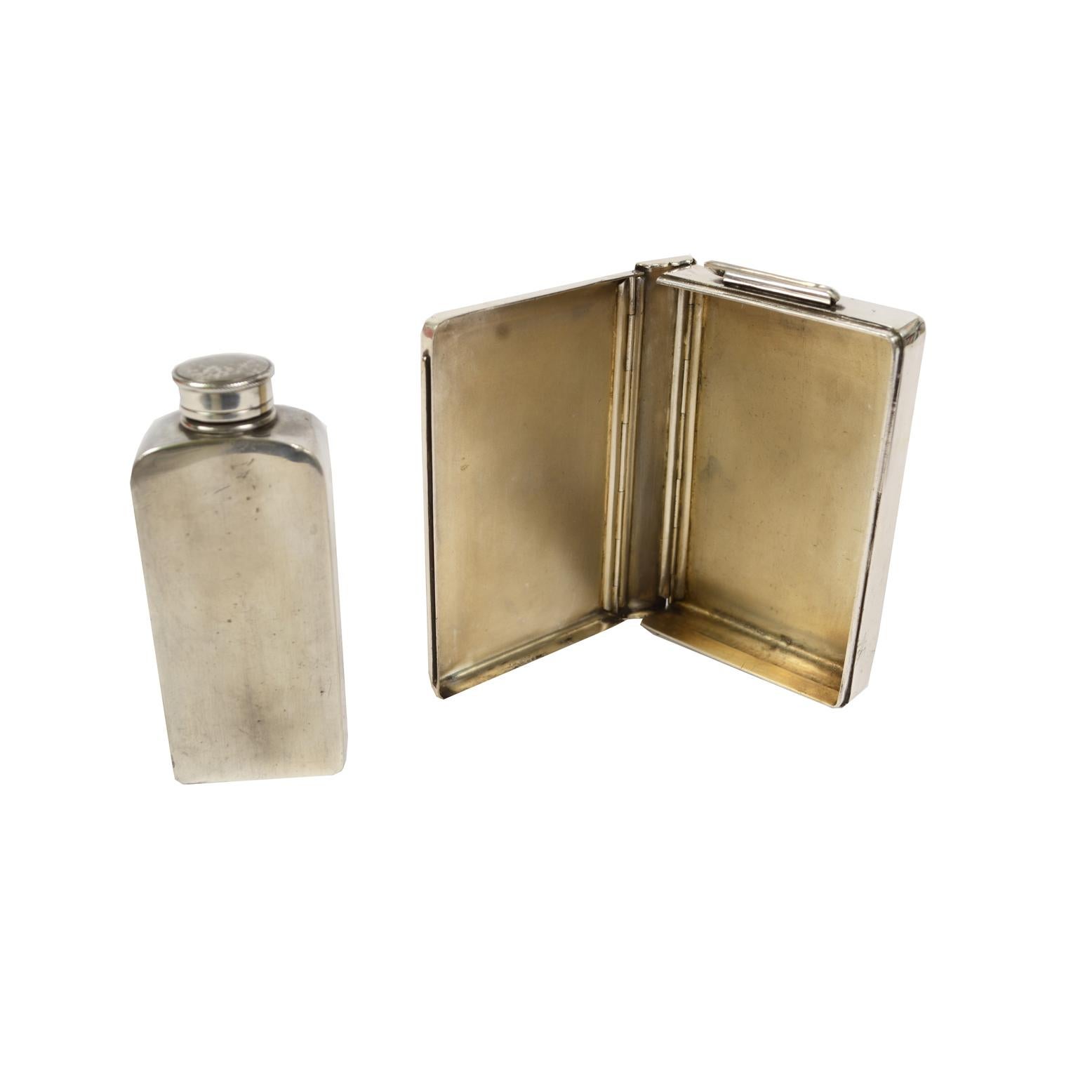 British Sandwich and Flask Holder Used During the Fox Hunting, circa 1890