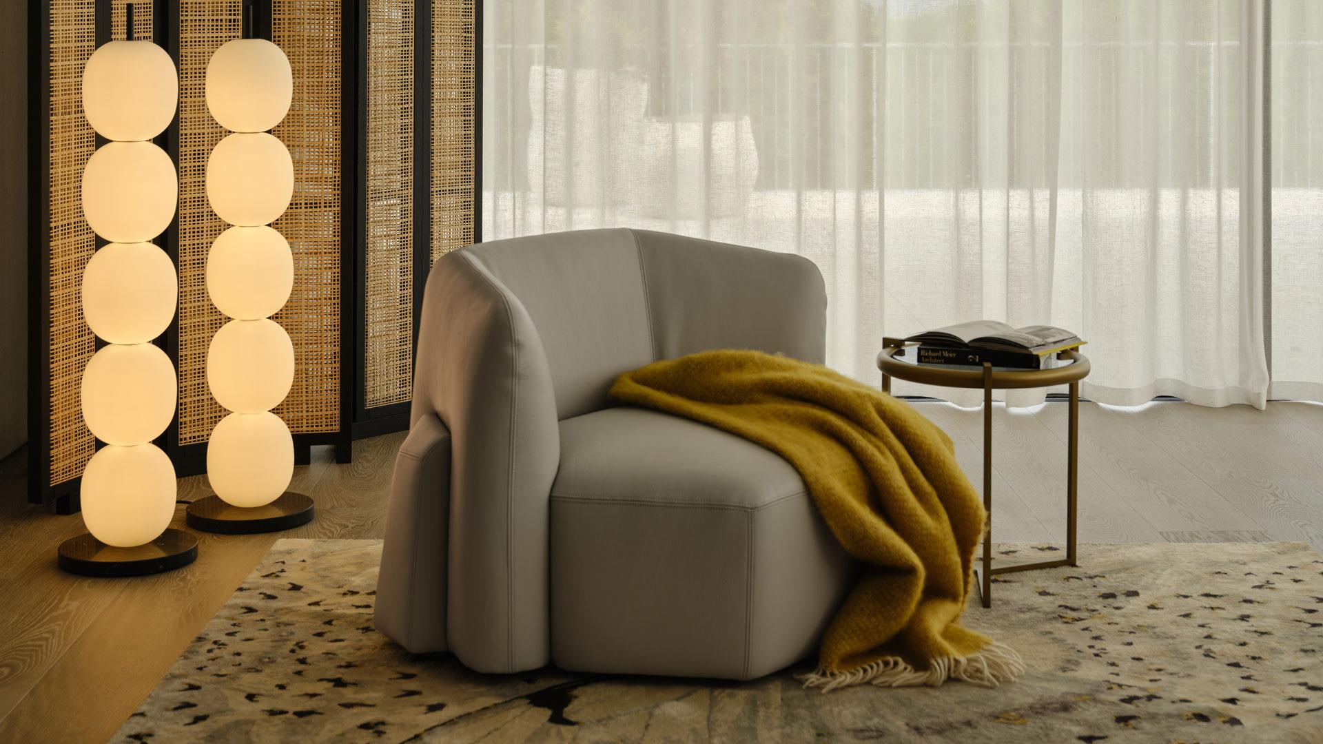 Sandy Cove Armchair by Sebastian Herkner For Sale 1